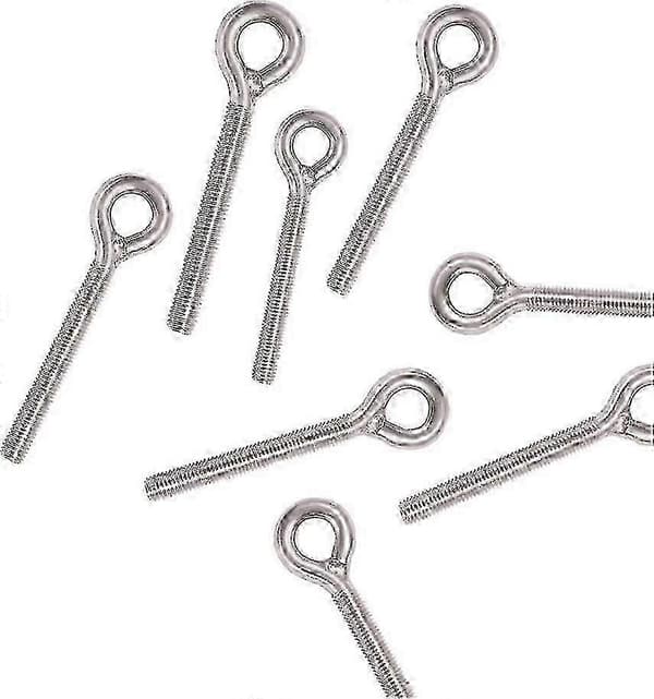 Højkvalitets splinterny M6 304 Rustfrit Stål Lang Ring Skrue Gevindstang Ring