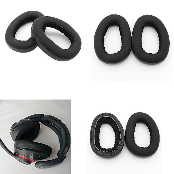 Elastiske øreputer, putetrekk, øremuffer for Sennheiser GSP600 GSP670 hodetelefoner