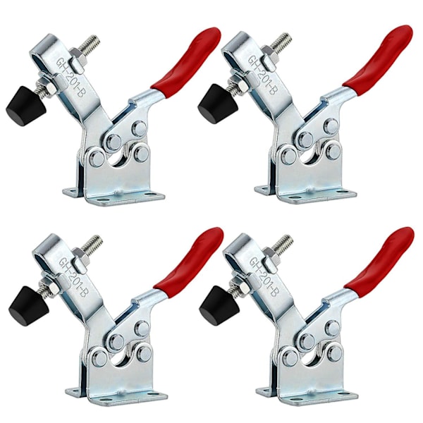 4 st Spännstift Horisontell Tiltklämma Gh-201-b Horisontell Spakklämma Snabbkoppling Spännstift