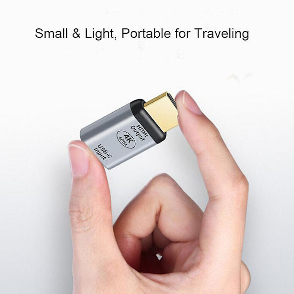 USB 3.1 Gen 2 Connect USB-C Type C Hun til HDMI 2.0 Han Adapter 4K@60HZ Video