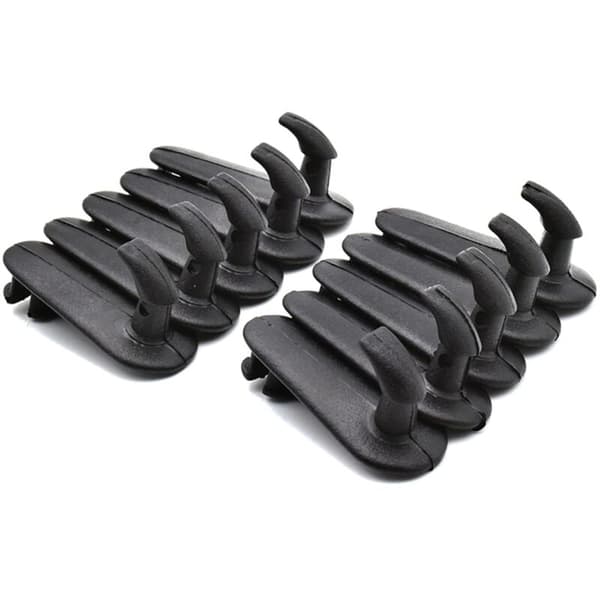 10-pack fästkrokar för bilgolvmattor för Corolla Camry Crown Rivet Auto Antisladd