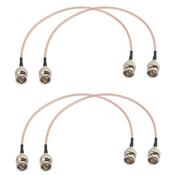 4 st 3G HD SDI-kabel BNC-kabel 30 cm 75 ohm för kameror BMCC videoutrustning stöder HD-SDI 3G-SDI