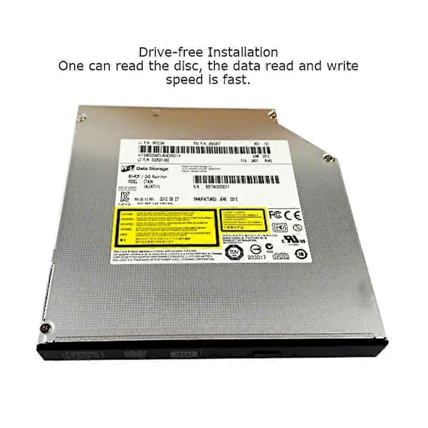 DVD-brenner Optisk Stasjon for HL GTA0N GT50N GTC0N GT80N Laptop 12.7MM SATA Seriell Innebygd Optisk
