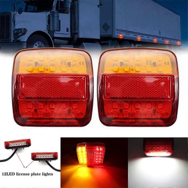 26LED Dynamisk Bil Baklykt Signallampe Indikator Blinkende Advarselslys