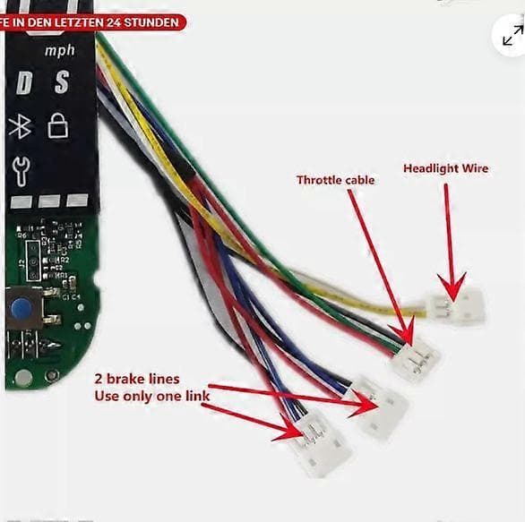 Fr Xiaomi 1S/pro/pro2 E-Scooter Dashbord Kretskort Bluetooth Erstatning DHL