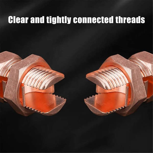 10 stk. Split Bolt Connector, Jordings Split Bolt Connector Split Bolt Connector til komplet jord