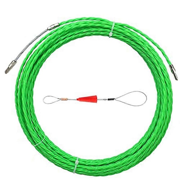 10M 33Ft Kalakaapelin Vetosarja 4.5Mm PET Sähkökaapelin Vedin Seinän Läpi Johdinohjain