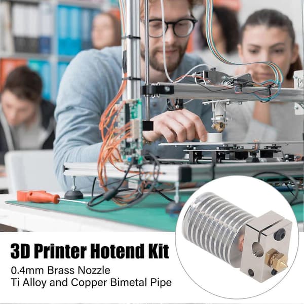 Høykvalitets 3D-printertilbehør voron0.1 oppgradering V6 rød kobber hot end-sett