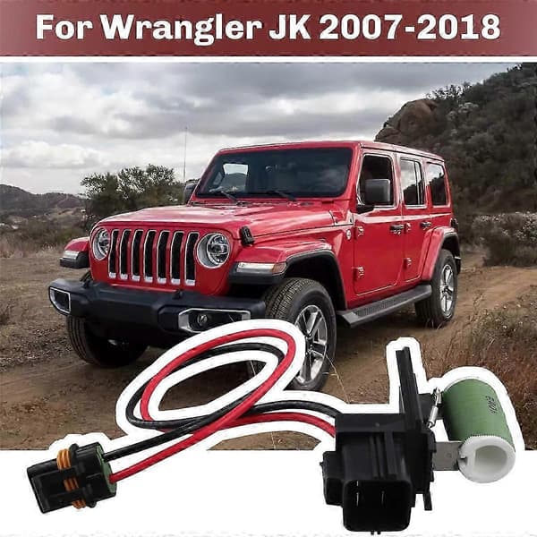 ​Udskiftning af ledningsnet til kølermotor til Jeep Wrangler JK, elektrisk stik​