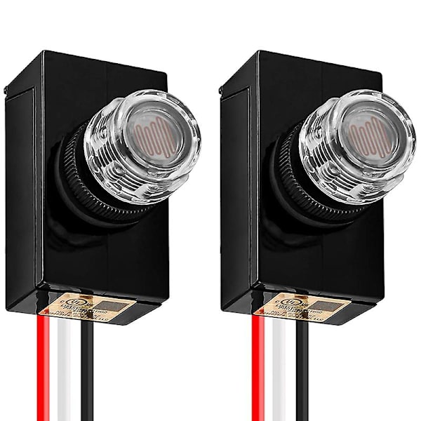 Fotoelektrisk brytare Automatisk skymning till Fotoelektrisk sensor, Lämplig för de flesta fasta utomhusljus
