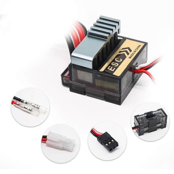 320A ESC Borstad Elektrisk Hastighetsregulator Borste ESC för RC Bil Lastbil Båtar