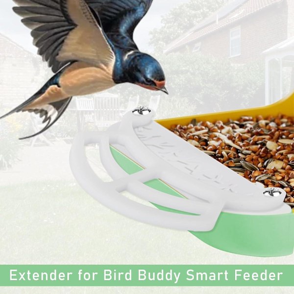 2024 Ny Oppgradert Perche for Bird Buddy Fuglemater, Utvidelsesperche Tilbehør Kompatibel med Bird Buddy Fuglemater