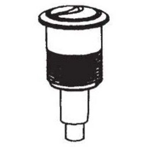 SIAMP 34455007 Tryckknapp 45, Krom, 37 mm