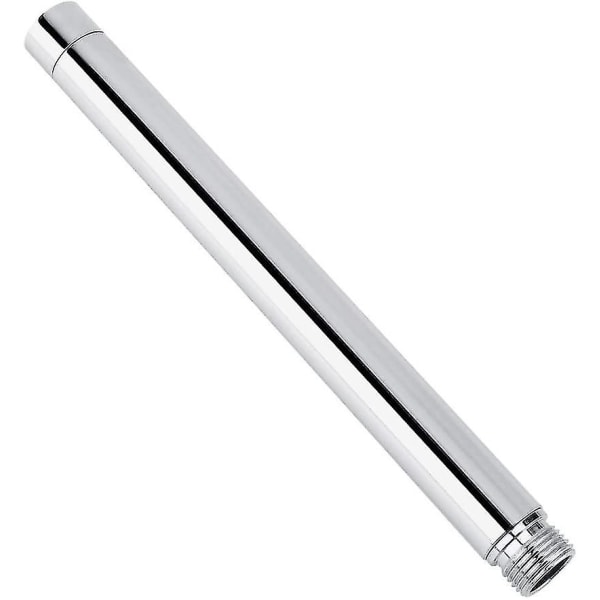 Shower Arm Extension Stainless Steel Watering Tube,thread:g1/2 Inch,201chrome Plating6 Inch,1/2 Inch