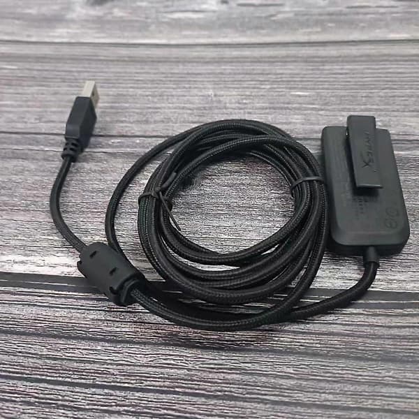 USB-adapter eksternt lydkort 3,5 mm hovedtelefon-mikrofonstik til Cloud2 7.1