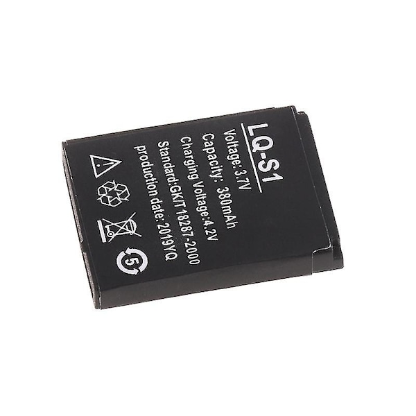 Lq-s1 3.7v 380mah Oppladbart Li-ion Batteri For Smartklokke Ny