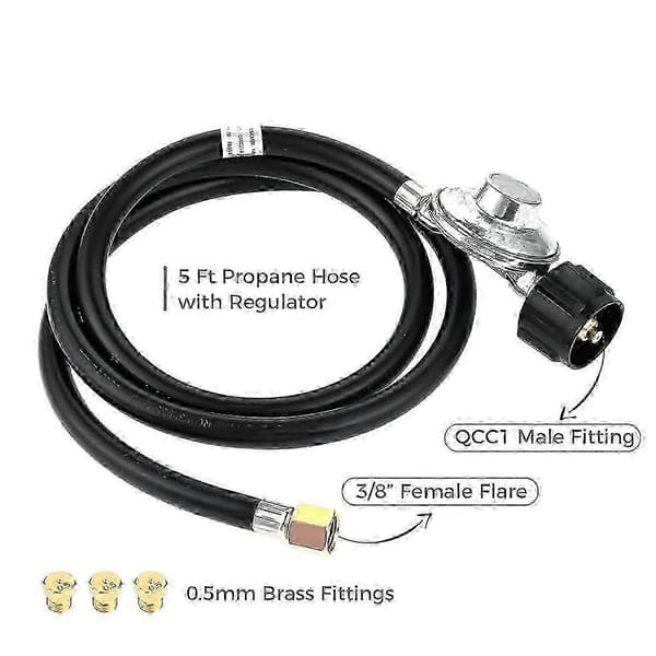 Naturgas til propan adapter kit til grill - Kompatibel