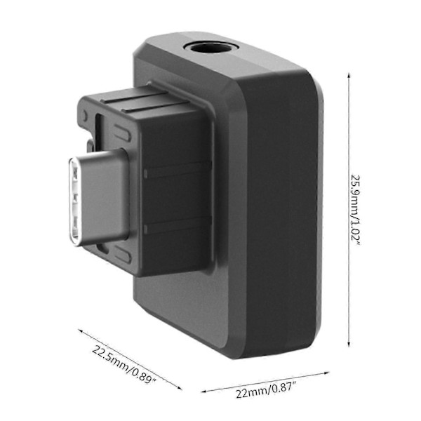 Til 360 ONE RS Mikrofon Adapter Horisontal Version Action Kamera Tilbehør
