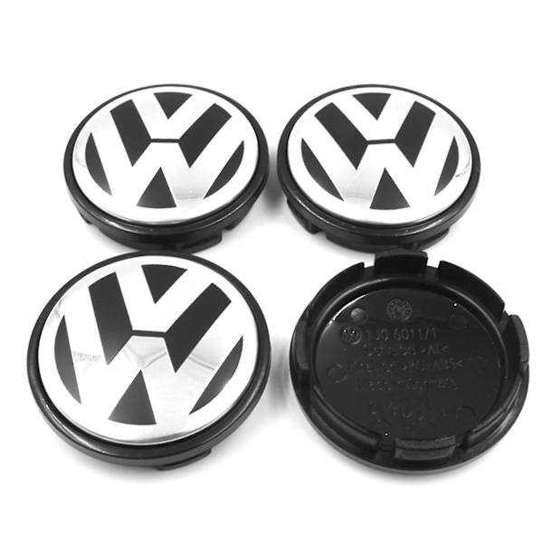 4 stk 65mm Hjulnavdeksel Abs Metall Emblem Hjulnavdeksel Senterdeksel Erstatning For Lavida B6