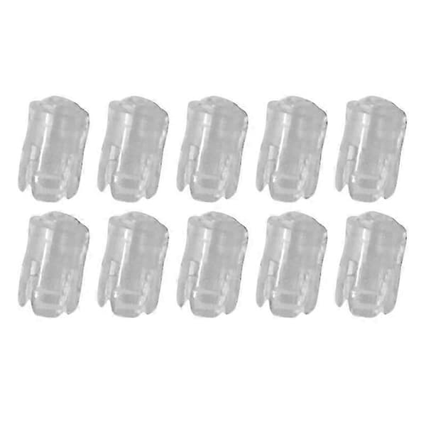 100 stk. 5 mm LED-lysdiode lampeskjerm lysleder søyle lyshette beskyttelsesdeksel LED transparent lampehette bs