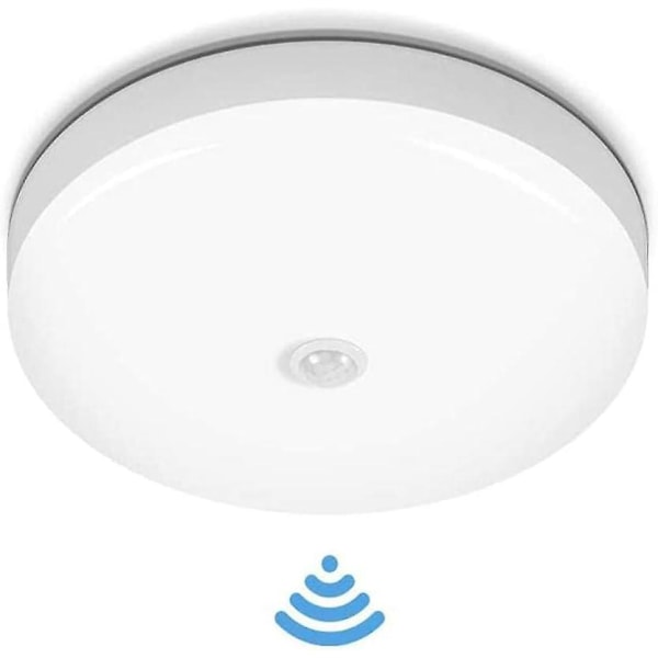LED taklampe med 12W bevegelsessensor, lyd- og lysstyring, induksjons taklampe