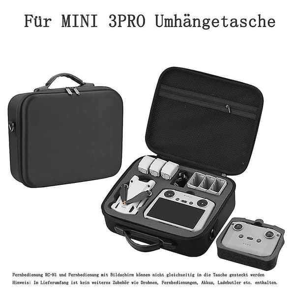 Dji Mini 3 Pro vedenpitävä kotelo - Jäykkä kuljetuslaatikko