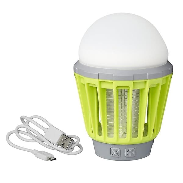 Camping & Insektslampe 2 i 1 Genopladelig