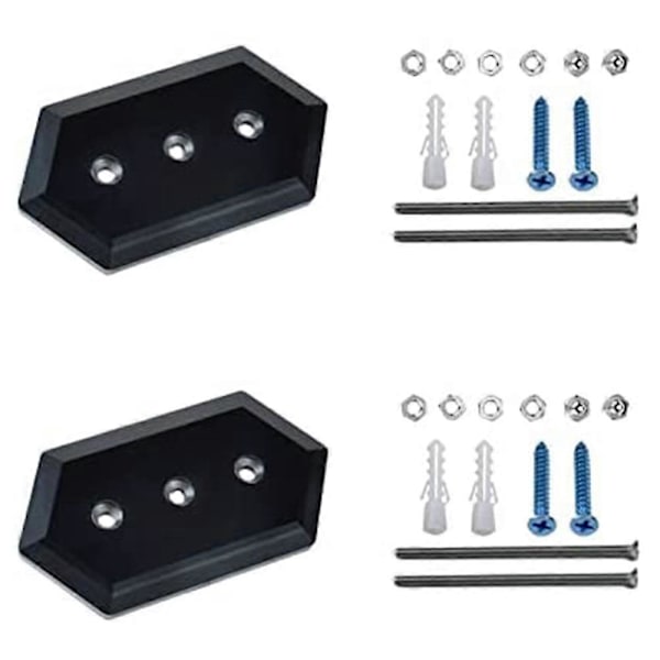 3 Pakker Væghængt Skateboard Holder Skateboard Hænger Kompatibel Skateboard Dæk Display og Opbevaring