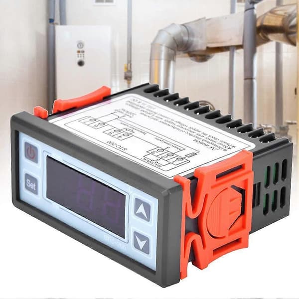 STC-200 Digital Termostat Temperaturregulator Mikrocomputer Køle- Varme Regulator AC2