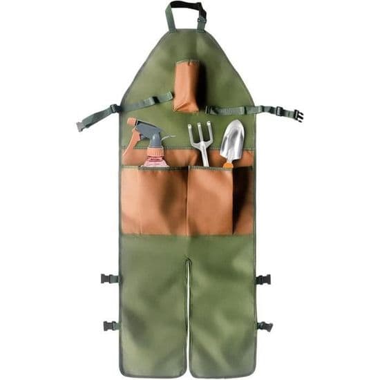 Hageforkle - PZCC - Unisex - Slitesterk Kanvas - Store Lommer - Vanntett