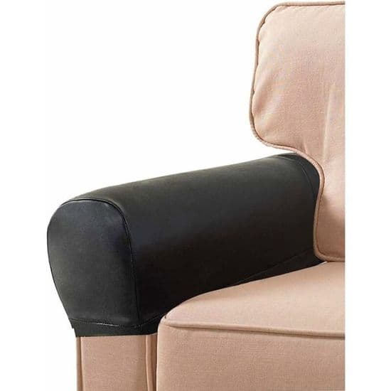 Armstödsskydd - YYV - Svart - PU-läder - Töjbart - Modern design