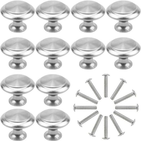 Skuffehåndtak - LARGEIGHT - Pakke med 12 - Sølv - 30mm - Moderne design