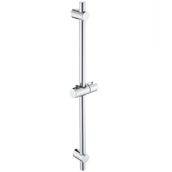 Dusjstang i rustfritt stål Dusjsett 68cm Med Dusjholder Dimensjoner 68 x 2.2 cm. forkrommet