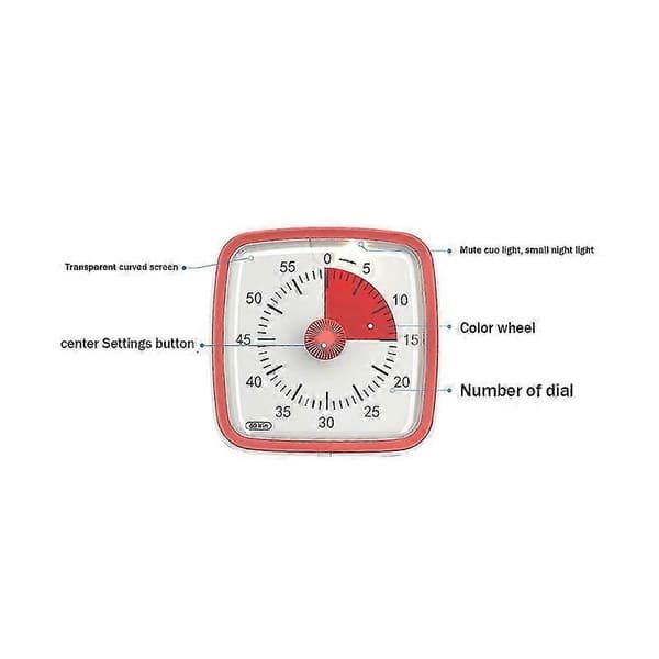 60-minutters timer, klasseromtimer, nedtellingstimer for barn og voksne, tidsstyringsverktøy for undervisning