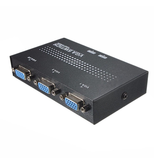 2 i 1 ut VGA VGA 2-portars monitor två källor manuell switch splitter