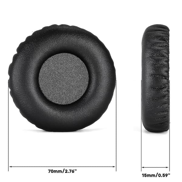 Bløde Ørepude-Hylstre til Tefel Airy Headset Ørepude Ergonomisk Design