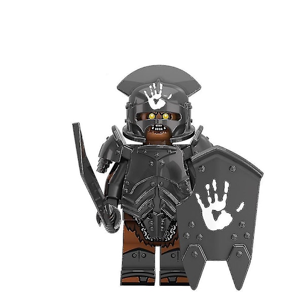 8 st/set The Lord Of The Rings-serien Minifigurer Byggklossar Kit, Warrior Mini Actionfigurer Leksaker Fans Gåvor För 6 År + Barn Pojkar Flickor