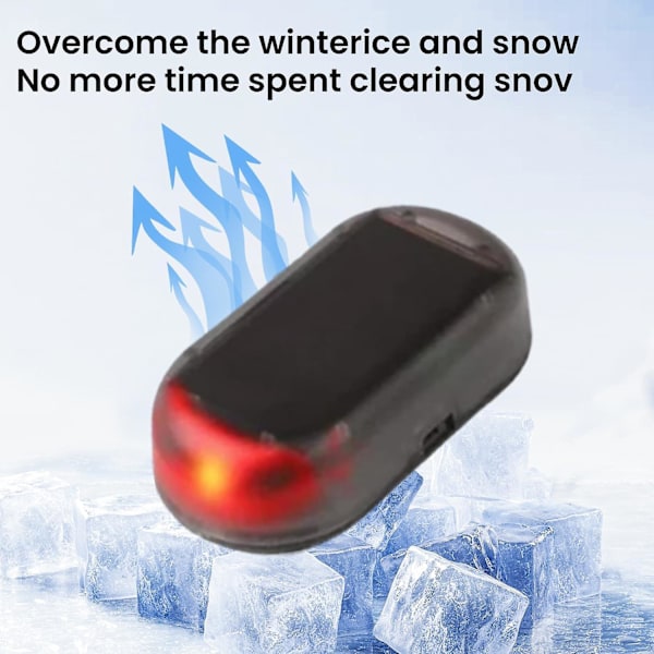 2 stk. Elektromagnetisk Bilsnefjerningsenhed, Elektromagnetisk Bilsnefjerningsmiddel, Elektromagnetisk Interferens Anti-Frost Snefjerningsværktøj, Køretøjs Mikrobølgeovn