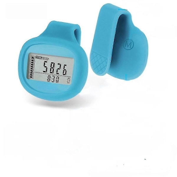 Kjæledyr Pedometer 3d Silikon Multifunksjonell Skritteller Stor Skjerm Digital Display 3d Ryggklips Pedometer