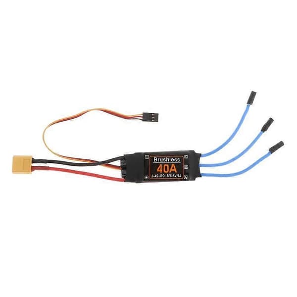 40A Børsteløs ESC XT60 Plugg RC Leker Komponenter Tilbehør Hastighetskontroller Motor FPV Quadcopter Helikopter