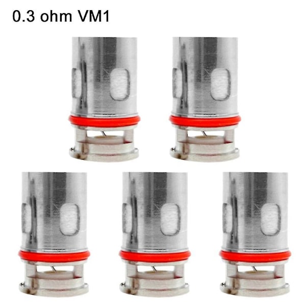 5 kpl Vaihtokelat Vm4 0.6ohm Mesh Coilit X R S Argus Gt Podille