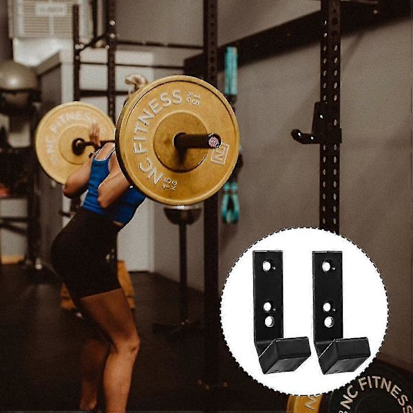 4 stk. J-krog Squat Rack Tilbehør Squat Rack Vægtstangsholder Træningscenter Dumbbell Stativ J-kroge Power Rack Træningsmaskiner Hjem