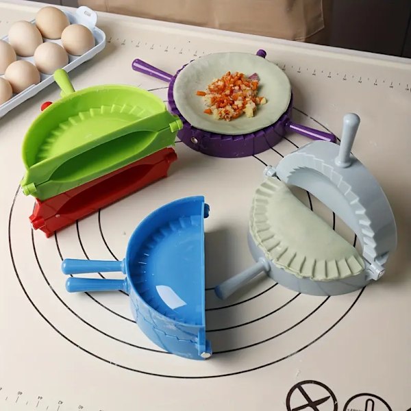 1:a Dumpling Maker, Empanada Mold Maker, Dumpling Formar för Dumplings, Köksprylar Blå A