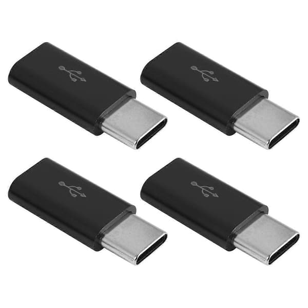 Micro-USB till USB C-adapter, Mini till Type-C laddningsadapter, USB Type C-adapter konverteringskontakt