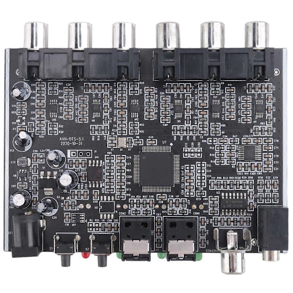 5.1 Kanal Audio Dekoder PCM Digital Optisk Koaksial DTS RCA HiFi Stereo Audio Hjemmebiograf Dekoder