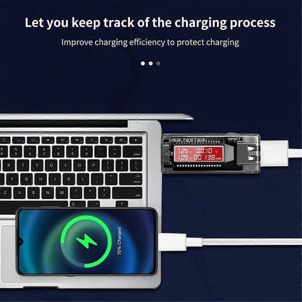 USB Tester Strøm Spænding Oplader Kapacitet Tester Volt Meter Display USB Strøm Spænding Testkort
