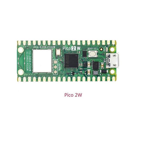 För Raspberry Pi Pico 2 W Mikrokontroller Utvecklingskort, Baserad på RP2350 Chip, Stöder WIFI och