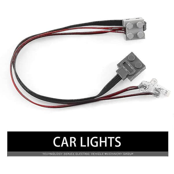 5 kpl Technic Power Function 8870 LED-valokaapeli ajoneuvojen rakennuspalikoiden virtalähteelle