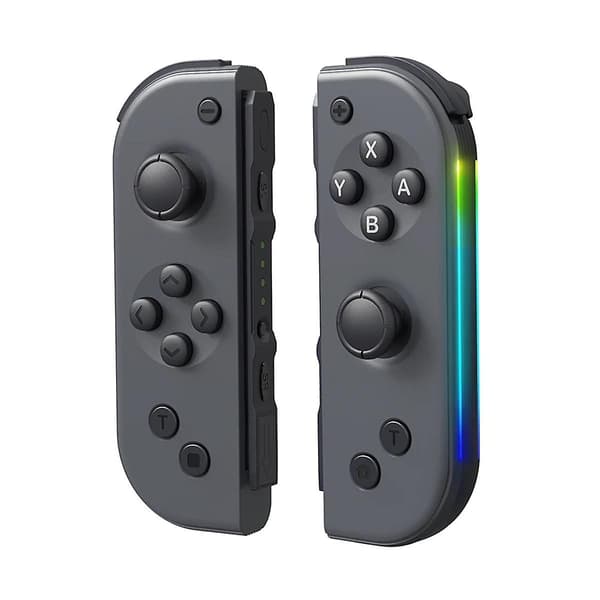 Ny Gamepad för JOYCON Joystick En-knapps Väckning Bluetooth NS Rörelsesensor Vibration Belysning