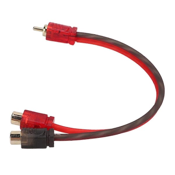 4-pack RCA-kabel 1 hane till 2 honor bilstereo Y-splitterkabel för bilhögtalarsystem